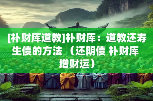 [补财库道教]补财库：道教还寿生债的方法 （还阴债 补财库 增财运）