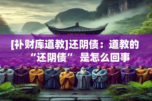 [补财库道教]还阴债：道教的 “还阴债” 是怎么回事