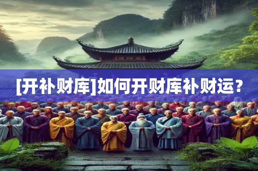 [开补财库]如何开财库补财运？