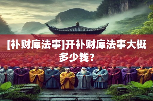 [补财库法事]开补财库法事大概多少钱？