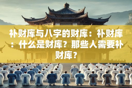 补财库与八字的财库：补财库：什么是财库？那些人需要补财库？