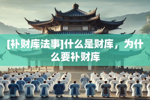 [补财库法事]什么是财库，为什么要补财库