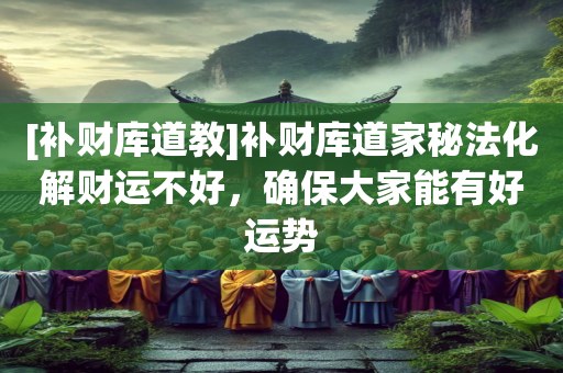 [补财库道教]补财库道家秘法化解财运不好，确保大家能有好运势
