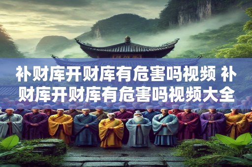 补财库开财库有危害吗视频 补财库开财库有危害吗视频大全