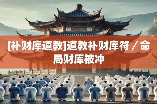 [补财库道教]道教补财库符／命局财库被冲