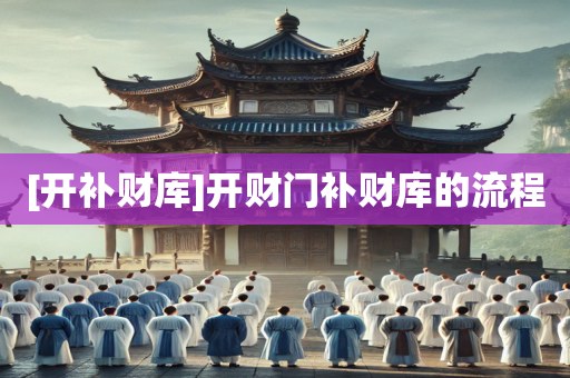 [开补财库]开财门补财库的流程