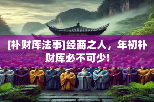 [补财库法事]经商之人，年初补财库必不可少!
