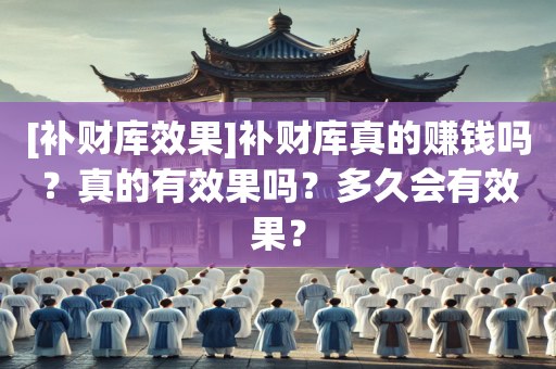 [补财库效果]补财库真的赚钱吗？真的有效果吗？多久会有效果？