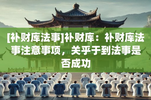 [补财库法事]补财库：补财库法事注意事项，关乎于到法事是否成功