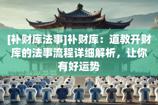 [补财库法事]补财库：道教开财库的法事流程详细解析，让你有好运势