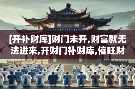 [开补财库]财门未开,财富就无法进来,开财门补财库,催旺财