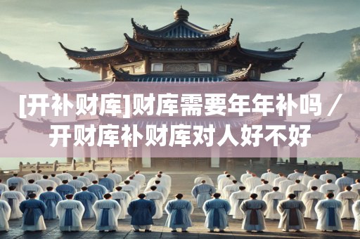 [开补财库]财库需要年年补吗／开财库补财库对人好不好