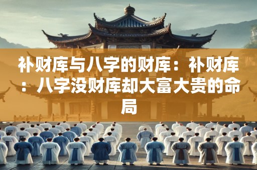补财库与八字的财库：补财库：八字没财库却大富大贵的命局