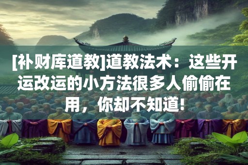 [补财库道教]道教法术：这些开运改运的小方法很多人偷偷在用，你却不知道!