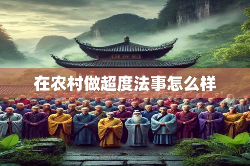 在农村做超度法事怎么样