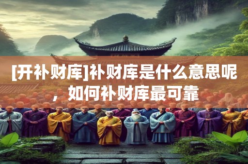 [开补财库]补财库是什么意思呢，如何补财库最可靠