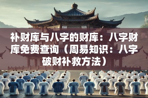 补财库与八字的财库：八字财库免费查询（周易知识：八字破财补救方法）