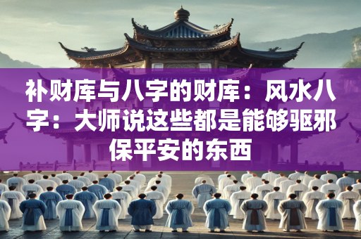 补财库与八字的财库：风水八字：大师说这些都是能够驱邪保平安的东西