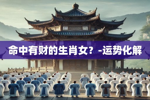 命中有财的生肖女？-运势化解