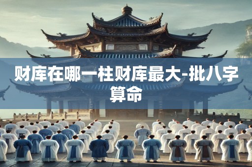 财库在哪一柱财库最大-批八字算命