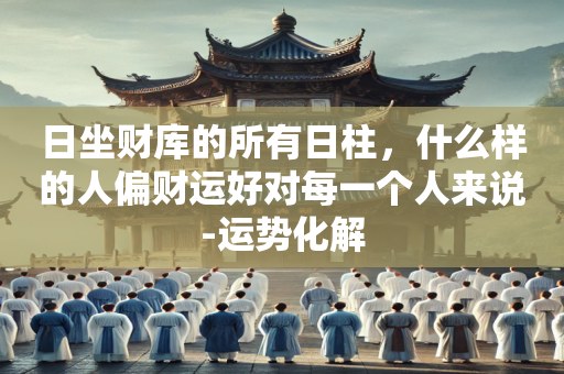 日坐财库的所有日柱，什么样的人偏财运好对每一个人来说-运势化解