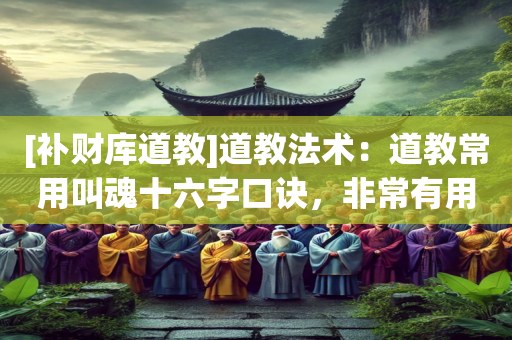 [补财库道教]道教法术：道教常用叫魂十六字口诀，非常有用