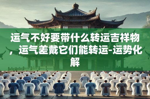 运气不好要带什么转运吉祥物，运气差戴它们能转运-运势化解