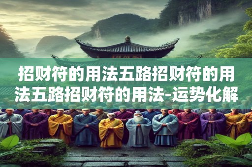 招财符的用法五路招财符的用法五路招财符的用法-运势化解
