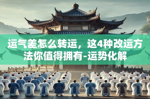 运气差怎么转运，这4种改运方法你值得拥有-运势化解