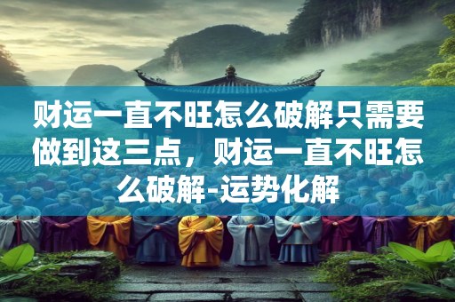 财运一直不旺怎么破解只需要做到这三点，财运一直不旺怎么破解-运势化解