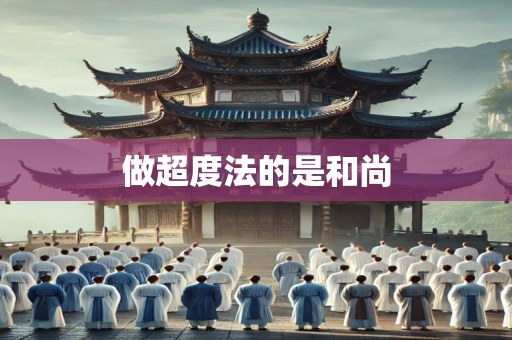 做超度法的是和尚
