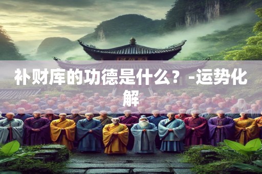 补财库的功德是什么？-运势化解