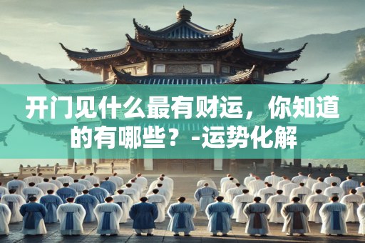 开门见什么最有财运，你知道的有哪些？-运势化解