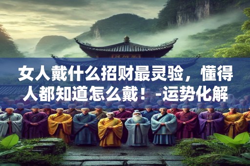 女人戴什么招财最灵验，懂得人都知道怎么戴！-运势化解