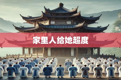 家里人给她超度