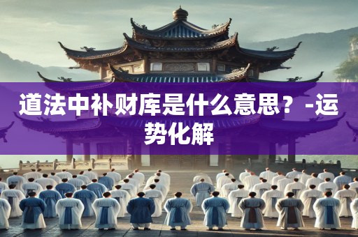 道法中补财库是什么意思？-运势化解