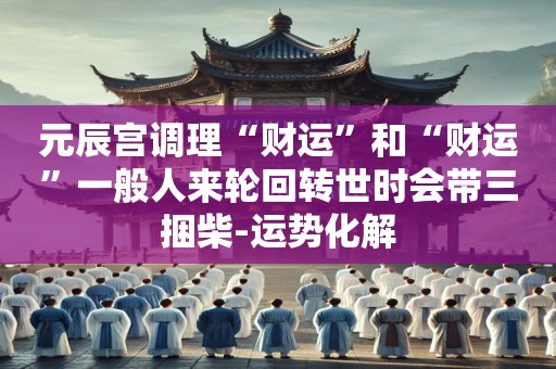 元辰宫调理“财运”和“财运”一般人来轮回转世时会带三捆柴-运势化解