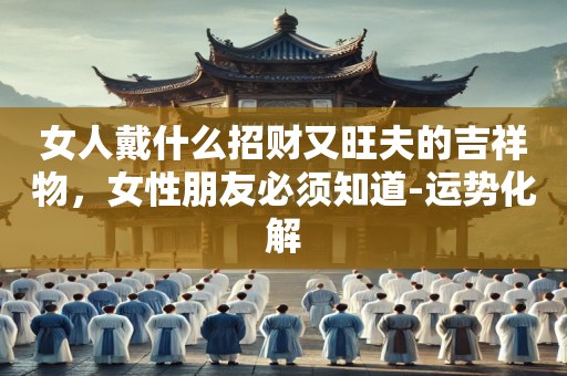 女人戴什么招财又旺夫的吉祥物，女性朋友必须知道-运势化解