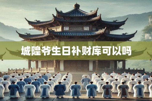 城隍爷生日补财库可以吗