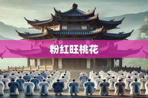 粉红旺桃花