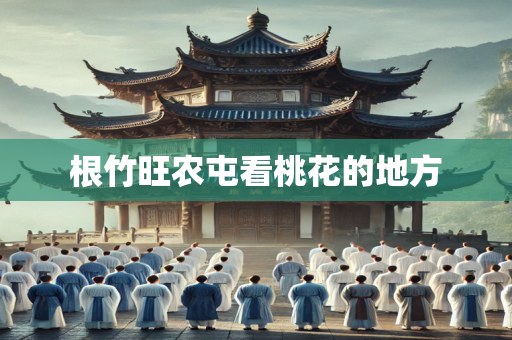 根竹旺农屯看桃花的地方