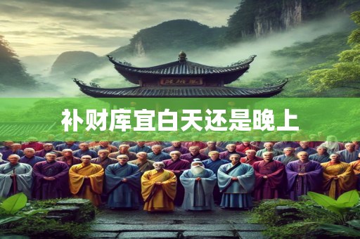 补财库宜白天还是晚上
