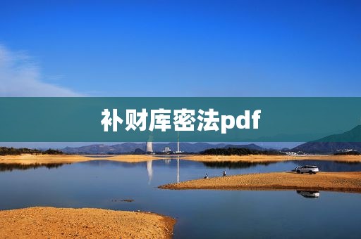 补财库密法pdf