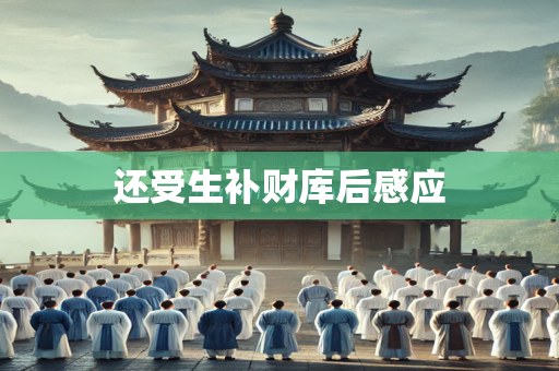还受生补财库后感应