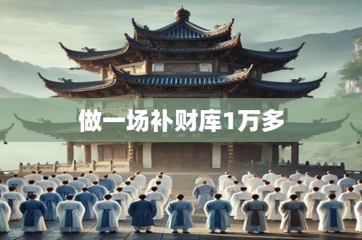 做一场补财库1万多