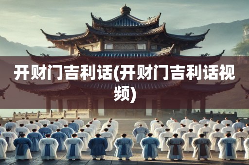 开财门吉利话(开财门吉利话视频)