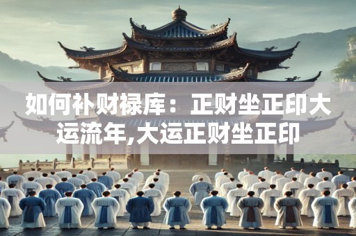 如何补财禄库：正财坐正印大运流年,大运正财坐正印